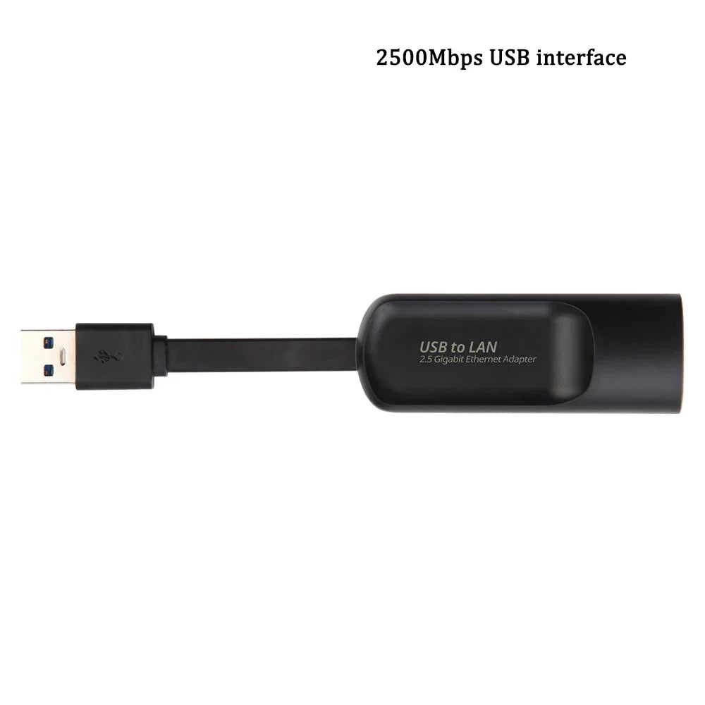 2500Mbps Ethernet Adapter 2.5 Gigabit USB Type C to RJ45 Lan Wired Ethernet Gigabit Adapter Network Card for MacBook iPad Pro