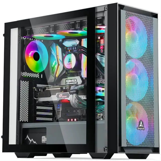 Wholesale new generation gamer desktop computer Win10 16GB Ram SSD 500G Core i5 A8 7680 processor new gaming pc for pc gamer
