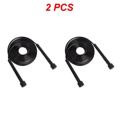 (Pack of 2) 1/ Cordless Jump Rope Training Gym Sports Fitness Adjustable Exercise Rapid Speed Skipping Rope For home