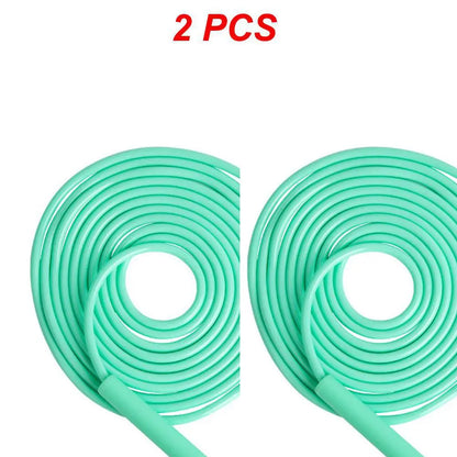 (Pack of 2) 1/ Cordless Jump Rope Training Gym Sports Fitness Adjustable Exercise Rapid Speed Skipping Rope For home