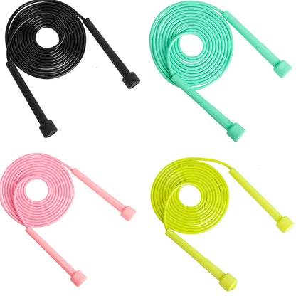 (Pack of 2) 1/ Cordless Jump Rope Training Gym Sports Fitness Adjustable Exercise Rapid Speed Skipping Rope For home