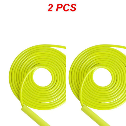 (Pack of 2) 1/ Cordless Jump Rope Training Gym Sports Fitness Adjustable Exercise Rapid Speed Skipping Rope For home