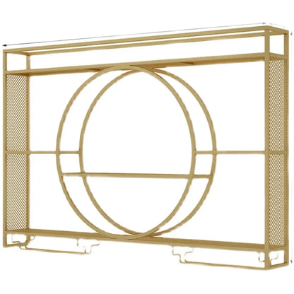 Gold Storage Wine Racks Whisky Holder Modern Display Large Wine Rack Industrial Wall Liquor Store Stojak Na Wino Household Items