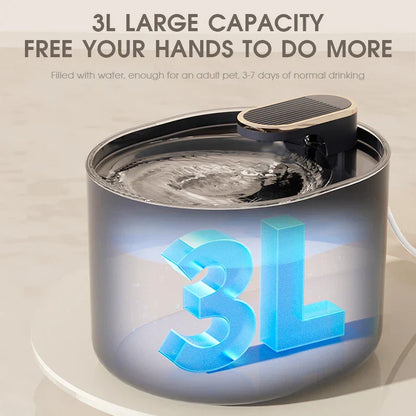 3L Automatic Pet Cat Drinking Fountain USB Dogs Cats Electric Mute Water Feeder Bowl Drinking Dispenser Filter Pet Items